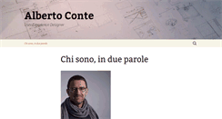 Desktop Screenshot of albertoconte.com