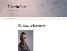 Tablet Screenshot of albertoconte.com